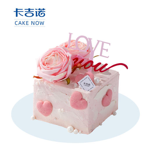 【214情人节】4英寸绯红心事分享蛋糕/玫语之约分享蛋糕二选一 商品图2