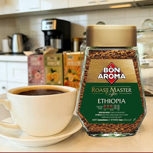 越南进口 珀龙美冻干速溶咖啡 埃塞俄比亚风味丨哥伦比亚风味丨巴西风味丨经典风味90g/瓶 商品图4