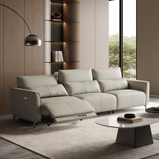 【美居】VIP畅享 头层真皮功能沙发 BSTJS2852【0靠墙】 商品图0