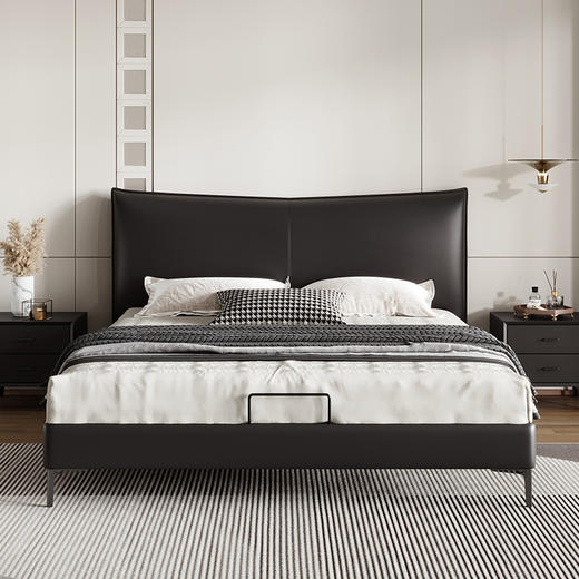 【美居】B2逸享 头层真皮床 BSTJC3699 商品图0