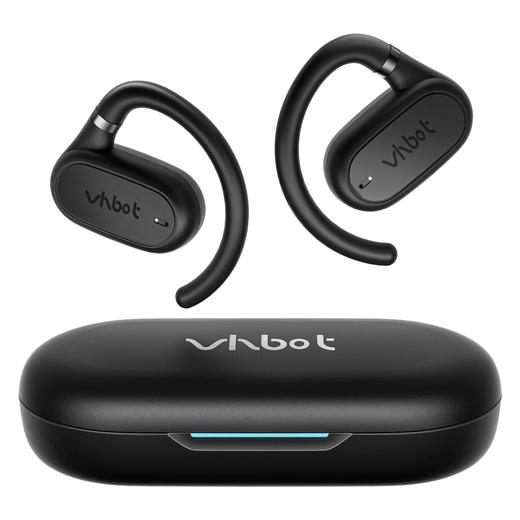 美国 Vhbot  S-02 开放式AI翻译智能双芯片无延迟蓝牙耳机  同声传译143语言 商品图0