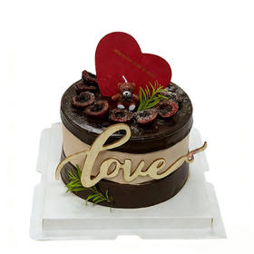 黑巧车厘子告白蛋糕（五英寸）
