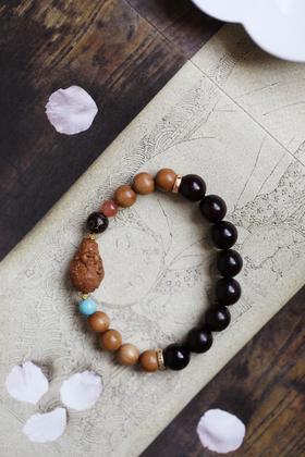 紫檀-老山檀香原创[逢喜】8-10mm单圈