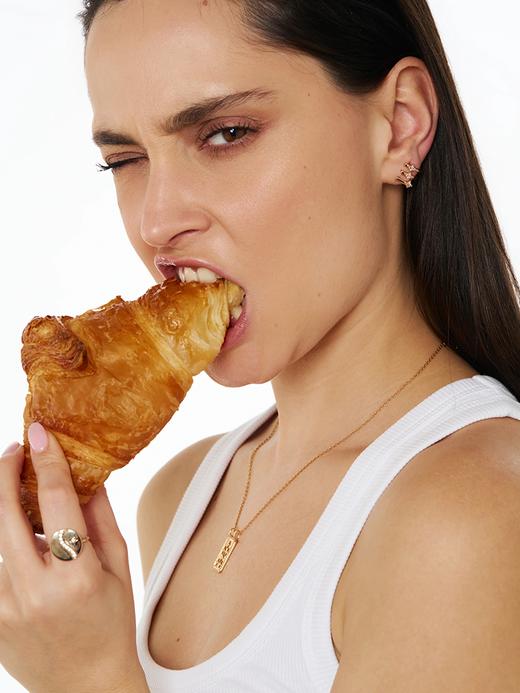 北京仓｜Leo sedim-ARCIS-金色 锆石 耳钉［法国设计师］ 商品图2