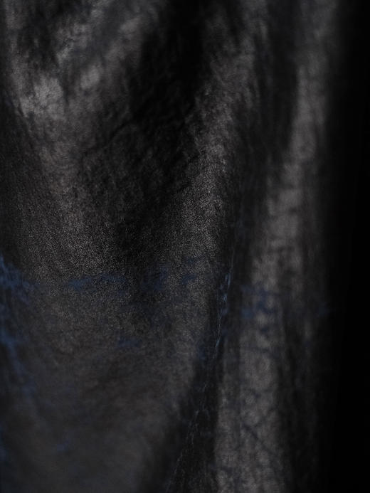 盛唐牡丹 | 青金石色龟纹香云纱阔腿裤 商品图1