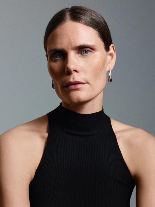 订购12周到｜KINRADEN-DORIC-银色 耳环（小号）［丹麦设计师］ 商品图1