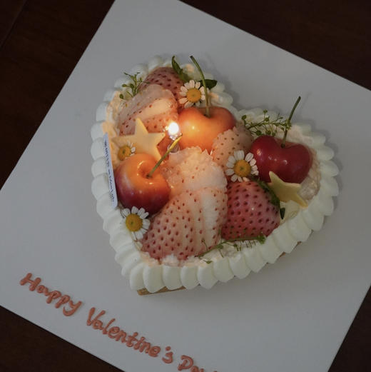 Q001 白色恋人草莓挞 商品图0