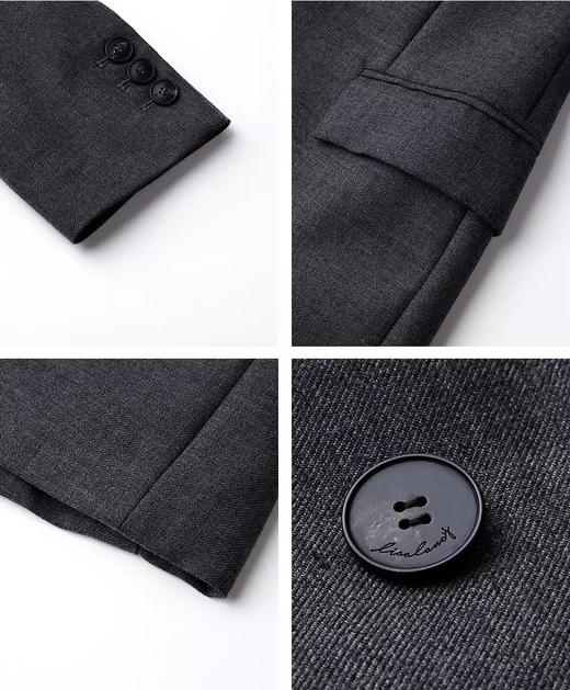 朗姿 通勤羊毛西装气质灰西服外套LAJH00WJK170 商品图5