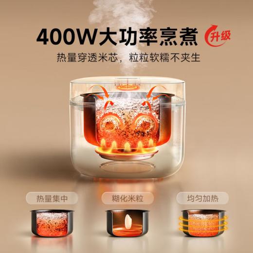 米家小米电饭煲N1 1.6L 家用1-2人预约多功能电饭锅 一人小型迷你电饭煲宿舍煮粥辅食 米家电饭煲 1.6L 1.6L 商品图3