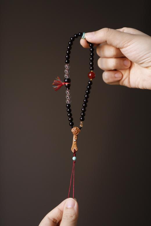 紫檀原创[展艺】6mm30颗手机挂件 商品图4