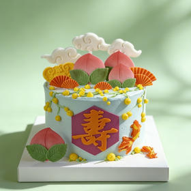 🍑多福多寿🍑蛋糕