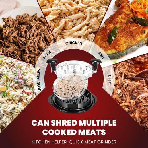 美国 IKIOO 鸡肉撕碎器 鸡胸肉沙拉分丝 厨房工具（清洁刷*1） 商品图5