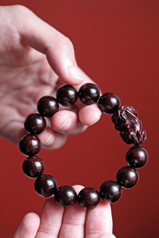 紫檀15mm[貔貅】手串 商品图2