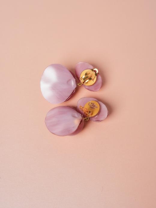 北京仓｜Cilea Bijoux-LINDSAY-凌霄花 腮红色 哑光 耳环［法国设计师］ 商品图2