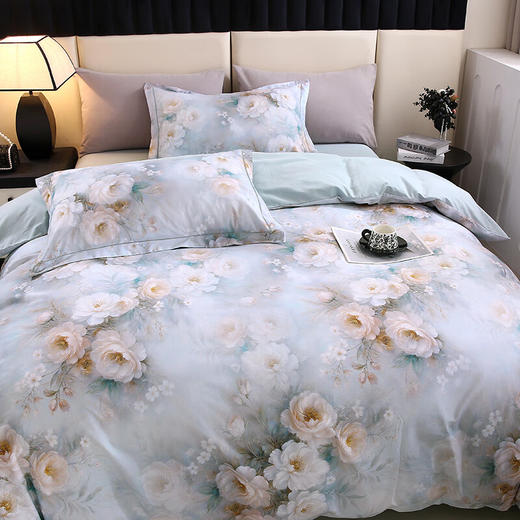 【多样屋专柜】悠梦嘉居超柔全棉磨毛四件套野曼/秋居/花玳 3款可选200*230cm 商品图5