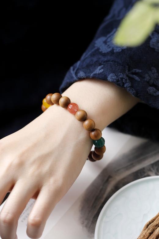 老山檀香五行珠[天圆】]10mm15颗 商品图6