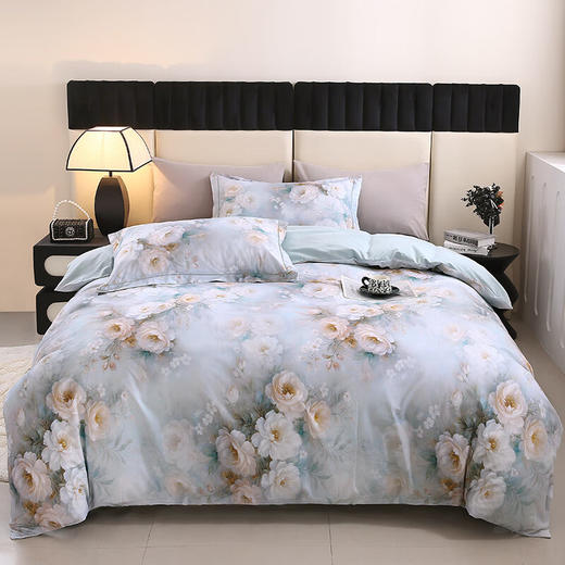 【多样屋专柜】悠梦嘉居超柔全棉磨毛四件套野曼/秋居/花玳 3款可选200*230cm 商品图0