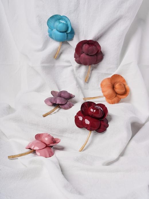 北京仓｜Cilea Bijoux-LINDSAY-凌霄花 天空蓝色哑光 胸针［法国设计师］ 商品图3