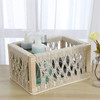 【3件套】美国 Macrame 高品质木制棉绳编织储物篮套装 桌面收纳筐 化妆品零食玩具收纳 X002BRBOYH 商品缩略图5