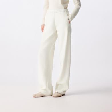朗姿 白色裤子LCJH04WPT141 商品图0