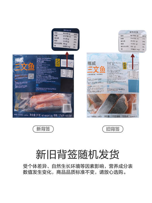 【自提】M HOFSETH 进口挪威三文鱼块lkg 商品图8