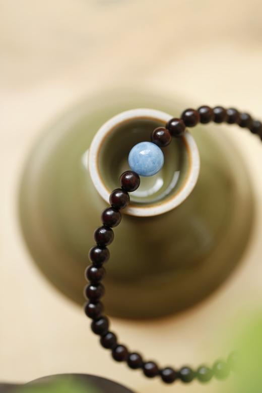 紫檀[倾福】6mm 39颗手机挂件钥匙扣 商品图7