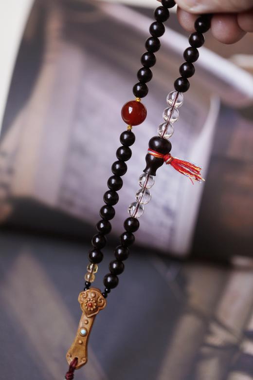 紫檀原创[展艺】6mm30颗手机挂件 商品图6