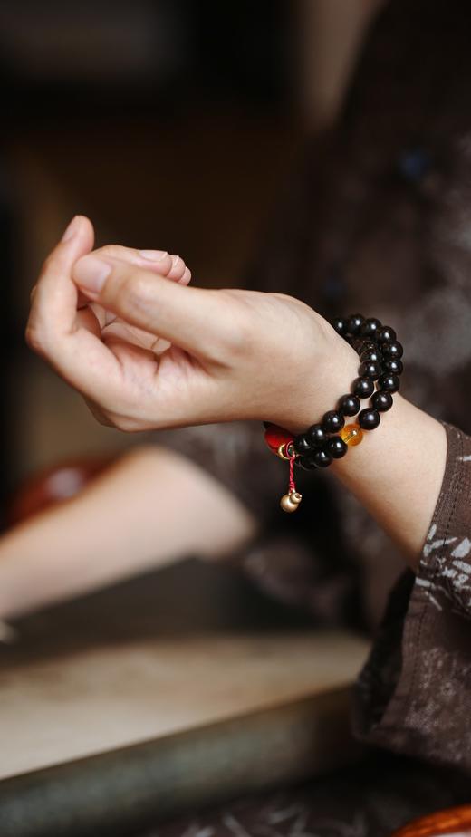 小叶紫檀原创珠艺[音淇】8mm38颗手串 商品图6