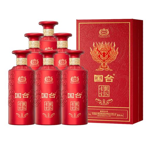 【年货节钻石会员福利】国台龙入青云 酱香型白酒 收藏送礼自饮 高端礼盒送礼 53度 500mL 6瓶 龙入青云佳酿整箱 商品图1