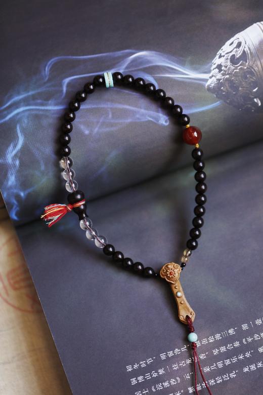 紫檀原创[展艺】6mm30颗手机挂件 商品图2