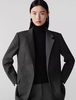 朗姿 通勤羊毛西装气质灰西服外套LAJH00WJK170 商品缩略图4
