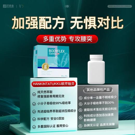 汉诺金博得康欧芹贻贝非变性Ⅱ型胶原蛋白咀嚼片压片糖果 商品图1