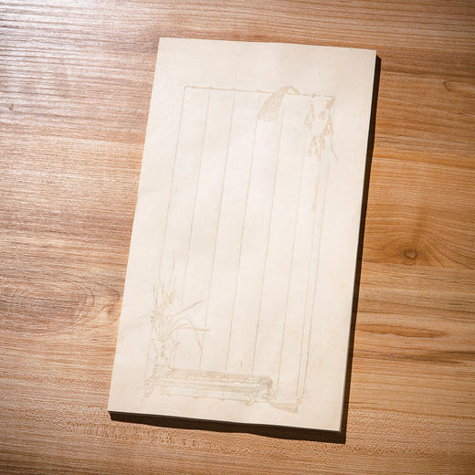 清末民国上海九华堂厚记制仿古名笺（原装一盒40张，共4种图案） 商品图11