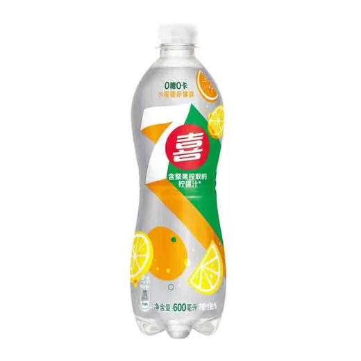 七喜小柑橘柠檬味600ml（A1-03-04） 商品图0
