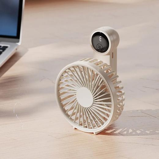 美国 F13折叠手持风扇 三速调节夏季冷却风扇 带数字显示 商品图4