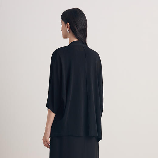 EITIE爱特爱2026夏季新款气质纯色百搭修身显瘦针织开衫8601303 商品图10