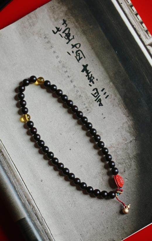 小叶紫檀原创珠艺[音淇】8mm38颗手串 商品图0