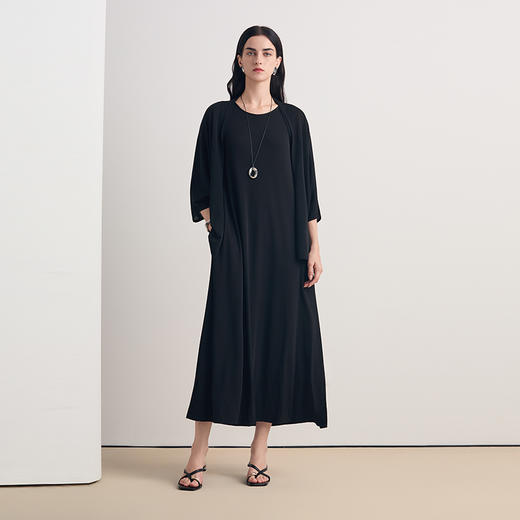 EITIE爱特爱2026夏季新款气质纯色百搭修身显瘦针织开衫8601303 商品图8