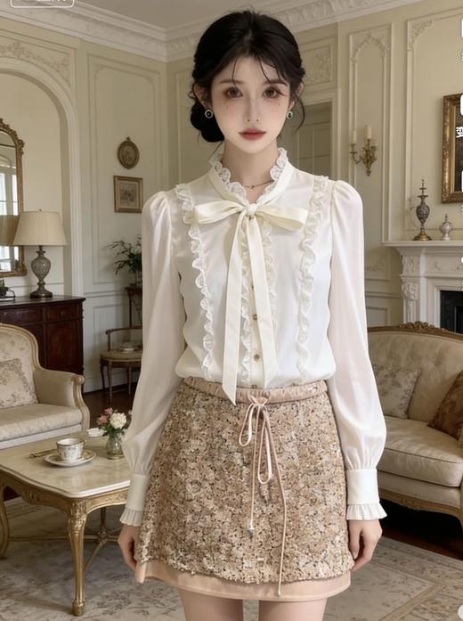 玛克门店发货：金感衬衫货号：MF80TP015A10 商品图2