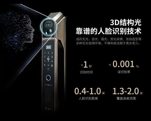 好汉 北斗10号智能锁【FY】 商品图1