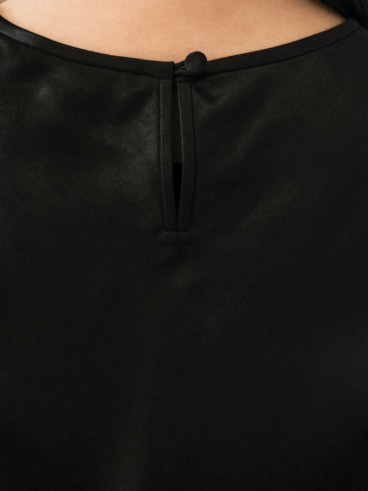 盛唐婧 | 本色行云重磅真丝香云纱斜裁圆领上衣小衫 商品图5