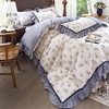 【多样屋专柜】悠梦家居美式轻奢复古风四件套美克紫/美克蓝/美克咖 3款可选200*230cm 商品缩略图4