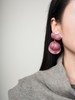 北京仓｜Cilea Bijoux-LINDSAY-凌霄花 腮红色 哑光 耳环［法国设计师］ 商品缩略图0