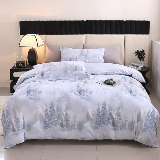 【多样屋专柜】悠梦嘉居超柔全棉磨毛四件套野曼/秋居/花玳 3款可选200*230cm 商品图2