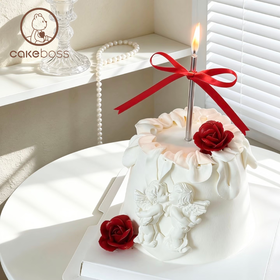 情人节限定“丘比特之吻”水果奶油蛋糕