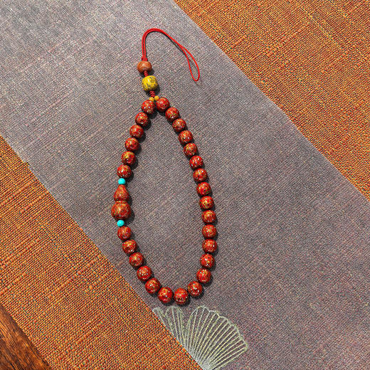 0.8大漆手机链挂件 商品图0