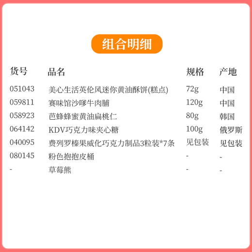 【礼遇情人节】预订款-粉色抱抱皮桶款-情人节礼包H/080145*051043*059811 商品图2
