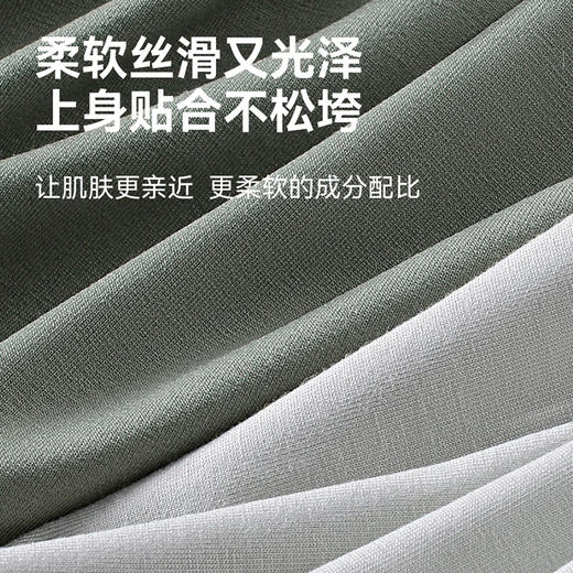 皇家丽美【4条装】云感轻柔26年新款男士内裤 艾草抑菌底档 柔软丝滑贴合不松垮平角裤DKN1273 商品图3