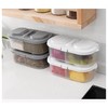【2个装】美国亚马逊热卖 带盖的两格可重复使用食品储存盒 商品缩略图6