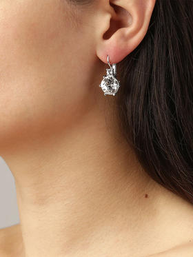 北京仓｜Dyrberg Kern-BEGONIA-白色水晶 耳环［丹麦设计师］